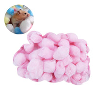 Smådyr tilbehør rede-materiale – varme bomullsboller 100 stk – bilde 7