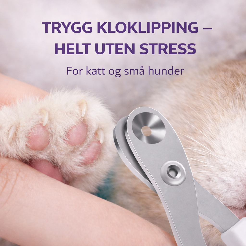 Trygg klopleie hjemme - for hund og katt